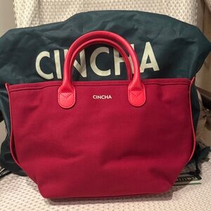 CINCHA Bold Red Tote Bag